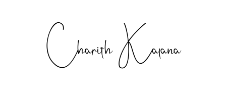 Enhance your business communications with Charith Kalana signature in Andilay-7BmLP lettering. Clean, modern, and universally compatible. Charith Kalana signature style 4 images and pictures png