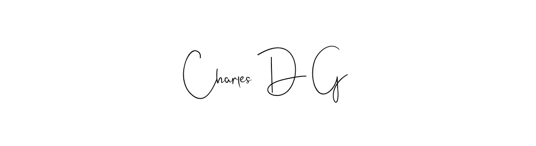 Charles D G stylish signature style. Best Handwritten Sign (Andilay-7BmLP) for my name. Handwritten Signature Collection Ideas for my name Charles D G. Charles D G signature style 4 images and pictures png