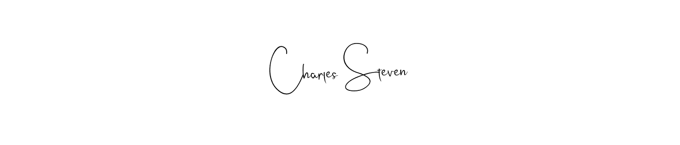 Charles Steven stylish signature style. Best Handwritten Sign (Andilay-7BmLP) for my name. Handwritten Signature Collection Ideas for my name Charles Steven. Charles Steven signature style 4 images and pictures png