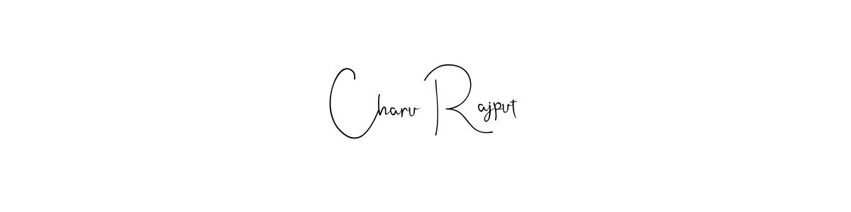 Make a beautiful signature design for name Charu Rajput. Use this online signature maker to create a handwritten signature for free. Charu Rajput signature style 4 images and pictures png