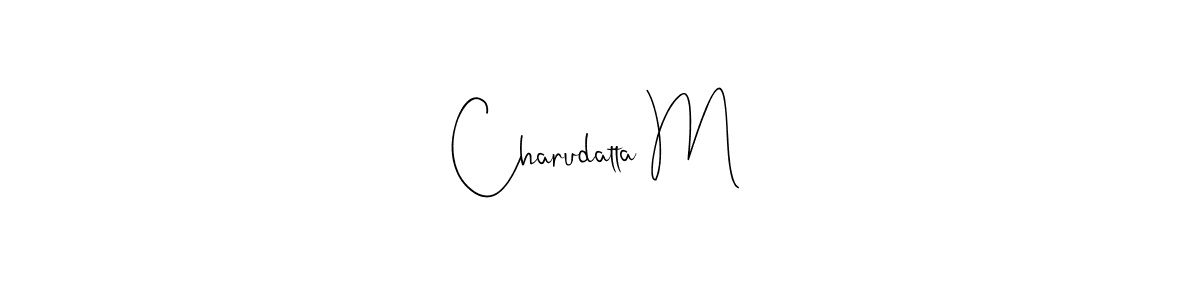 This is the best signature style for the Charudatta M name. Also you like these signature font (Andilay-7BmLP). Mix name signature. Charudatta M signature style 4 images and pictures png