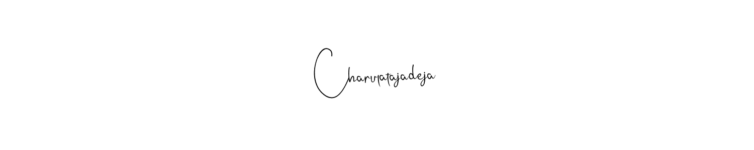 How to make Charulatajadeja signature? Andilay-7BmLP is a professional autograph style. Create handwritten signature for Charulatajadeja name. Charulatajadeja signature style 4 images and pictures png