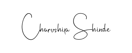 Practice writing Charushila Shinde with the flow of Andilay-7BmLP lettering. A fantastic source of inspiration for developing your personal signature style. Charushila Shinde signature style 4 images and pictures png