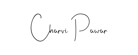 Discover how Charvi Pawar looks in an executive cursive font (Andilay-7BmLP). Perfect for legal documents, invoices, and certificates. Charvi Pawar signature style 4 images and pictures png