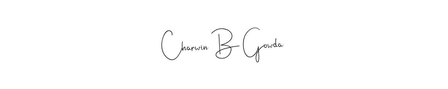 Check out images of Autograph of Charwin B Gowda name. Actor Charwin B Gowda Signature Style. Andilay-7BmLP is a professional sign style online. Charwin B Gowda signature style 4 images and pictures png