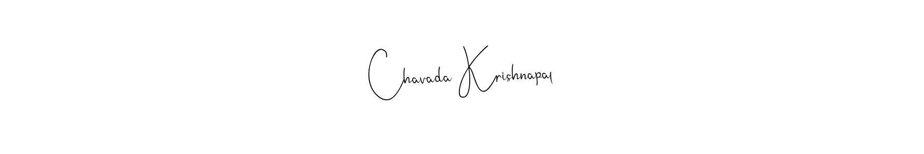 Similarly Andilay-7BmLP is the best handwritten signature design. Signature creator online .You can use it as an online autograph creator for name Chavada Krishnapal. Chavada Krishnapal signature style 4 images and pictures png