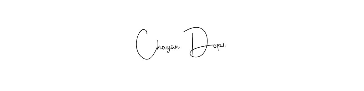 It looks lik you need a new signature style for name Chayan Dolai. Design unique handwritten (Andilay-7BmLP) signature with our free signature maker in just a few clicks. Chayan Dolai signature style 4 images and pictures png