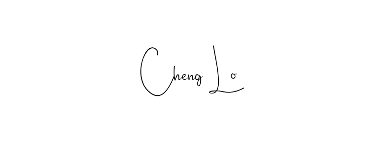 Make a beautiful signature design for name Cheng Lo. With this signature (Andilay-7BmLP) style, you can create a handwritten signature for free. Cheng Lo signature style 4 images and pictures png