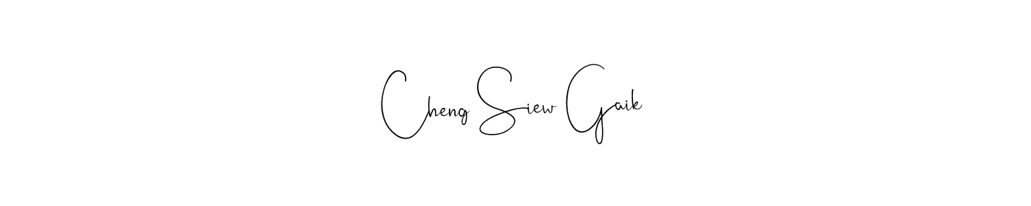 Make a beautiful signature design for name Cheng Siew Gaik. Use this online signature maker to create a handwritten signature for free. Cheng Siew Gaik signature style 4 images and pictures png