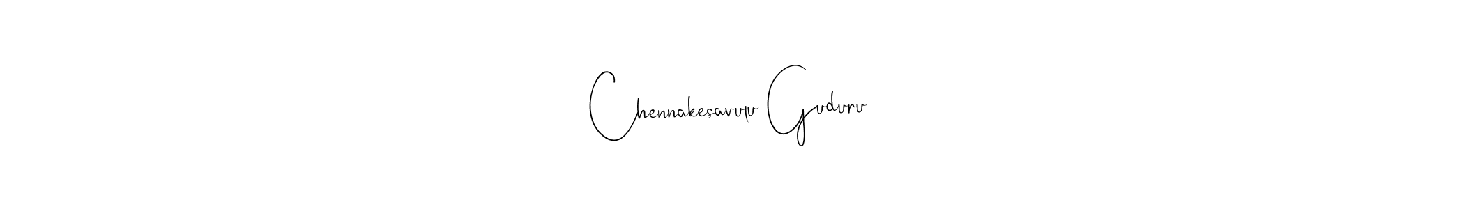 Make a beautiful signature design for name Chennakesavulu Guduru. With this signature (Andilay-7BmLP) style, you can create a handwritten signature for free. Chennakesavulu Guduru signature style 4 images and pictures png