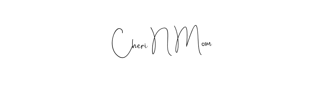 Andilay-7BmLP is a professional signature style that is perfect for those who want to add a touch of class to their signature. It is also a great choice for those who want to make their signature more unique. Get Cheri N Mom name to fancy signature for free. Cheri N Mom signature style 4 images and pictures png