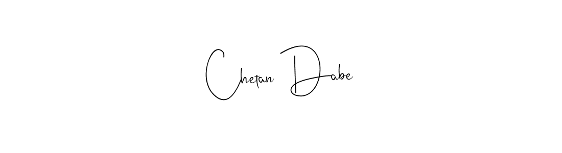 Use a signature maker to create a handwritten signature online. With this signature software, you can design (Andilay-7BmLP) your own signature for name Chetan Dabe. Chetan Dabe signature style 4 images and pictures png