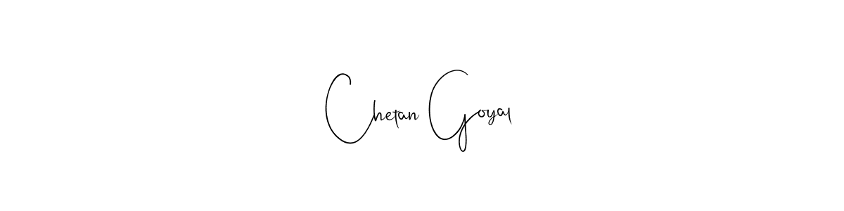 Use a signature maker to create a handwritten signature online. With this signature software, you can design (Andilay-7BmLP) your own signature for name Chetan Goyal. Chetan Goyal signature style 4 images and pictures png