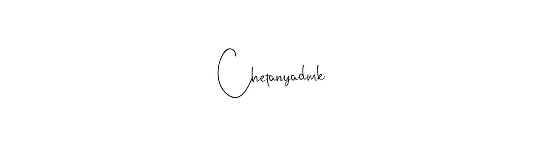 Use a signature maker to create a handwritten signature online. With this signature software, you can design (Andilay-7BmLP) your own signature for name Chetanyadmk. Chetanyadmk signature style 4 images and pictures png