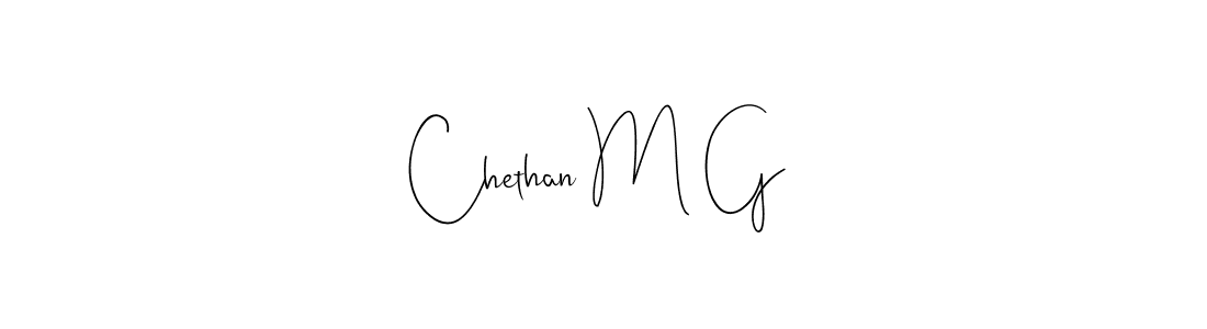 This is the best signature style for the Chethan M G name. Also you like these signature font (Andilay-7BmLP). Mix name signature. Chethan M G signature style 4 images and pictures png