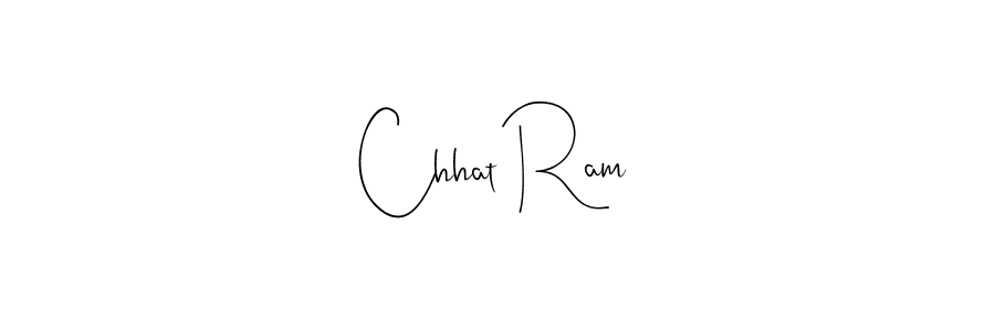 How to make Chhat Ram signature? Andilay-7BmLP is a professional autograph style. Create handwritten signature for Chhat Ram name. Chhat Ram signature style 4 images and pictures png