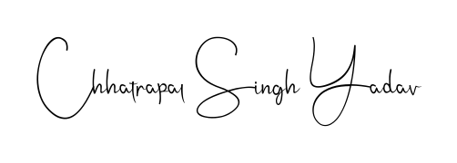 Quickly download Chhatrapal Singh Yadav name signature in high-resolution PNG using Andilay-7BmLP style. Ready to insert into PDFs and online applications. Chhatrapal Singh Yadav signature style 4 images and pictures png