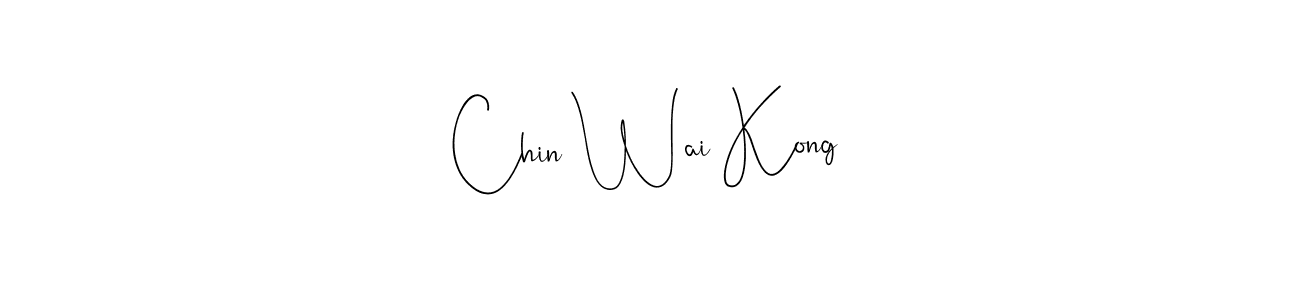 Create a beautiful signature design for name Chin Wai Kong. With this signature (Andilay-7BmLP) fonts, you can make a handwritten signature for free. Chin Wai Kong signature style 4 images and pictures png