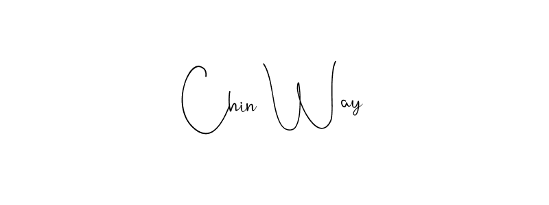 Also You can easily find your signature by using the search form. We will create Chin Way name handwritten signature images for you free of cost using Andilay-7BmLP sign style. Chin Way signature style 4 images and pictures png