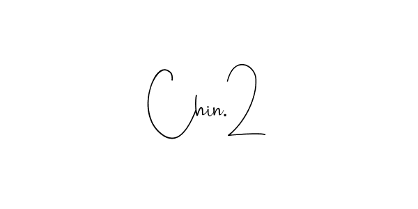 Use a signature maker to create a handwritten signature online. With this signature software, you can design (Andilay-7BmLP) your own signature for name Chin.2. Chin.2 signature style 4 images and pictures png
