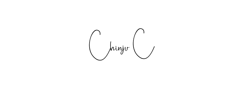 The best way (Andilay-7BmLP) to make a short signature is to pick only two or three words in your name. The name Chinju C include a total of six letters. For converting this name. Chinju C signature style 4 images and pictures png