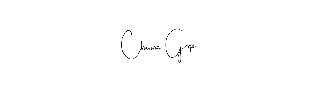 Make a beautiful signature design for name Chinna Gopi. With this signature (Andilay-7BmLP) style, you can create a handwritten signature for free. Chinna Gopi signature style 4 images and pictures png