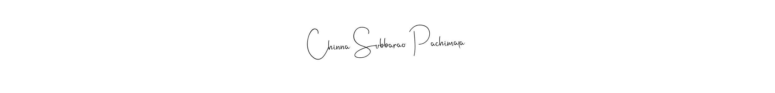 How to Draw Chinna Subbarao Pachimala signature style? Andilay-7BmLP is a latest design signature styles for name Chinna Subbarao Pachimala. Chinna Subbarao Pachimala signature style 4 images and pictures png