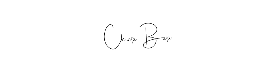 Also we have Chinta Bala name is the best signature style. Create professional handwritten signature collection using Andilay-7BmLP autograph style. Chinta Bala signature style 4 images and pictures png