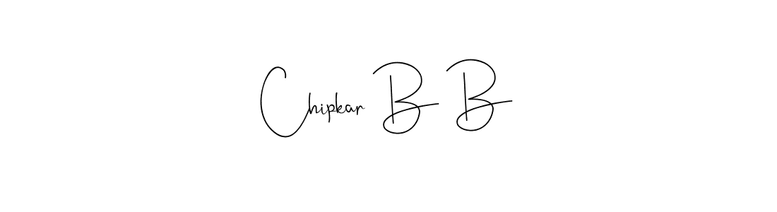How to Draw Chipkar B B signature style? Andilay-7BmLP is a latest design signature styles for name Chipkar B B. Chipkar B B signature style 4 images and pictures png