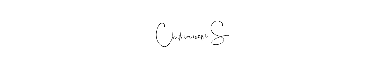 Make a beautiful signature design for name Chithiraiselvi S. Use this online signature maker to create a handwritten signature for free. Chithiraiselvi S signature style 4 images and pictures png
