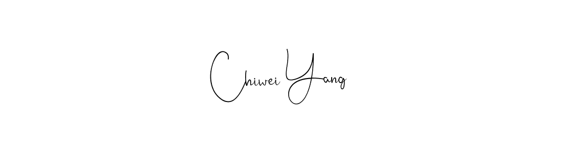 Make a beautiful signature design for name Chiwei Yang. Use this online signature maker to create a handwritten signature for free. Chiwei Yang signature style 4 images and pictures png