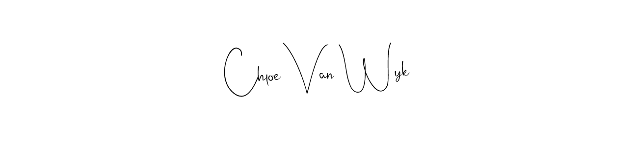 Design your own signature with our free online signature maker. With this signature software, you can create a handwritten (Andilay-7BmLP) signature for name Chloe Van Wyk. Chloe Van Wyk signature style 4 images and pictures png