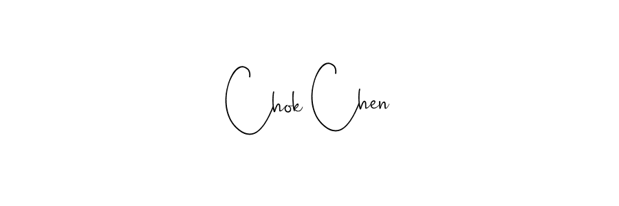 Use a signature maker to create a handwritten signature online. With this signature software, you can design (Andilay-7BmLP) your own signature for name Chok Chen. Chok Chen signature style 4 images and pictures png