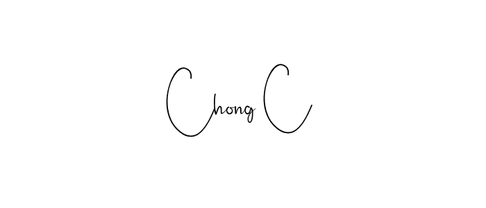 Andilay-7BmLP is a professional signature style that is perfect for those who want to add a touch of class to their signature. It is also a great choice for those who want to make their signature more unique. Get Chong C name to fancy signature for free. Chong C signature style 4 images and pictures png