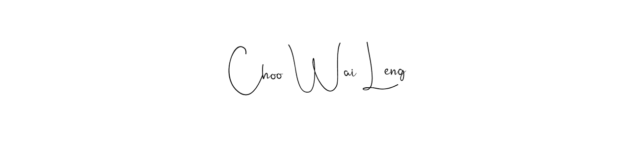 Best and Professional Signature Style for Choo Wai Leng. Andilay-7BmLP Best Signature Style Collection. Choo Wai Leng signature style 4 images and pictures png