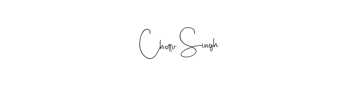 The best way (Andilay-7BmLP) to make a short signature is to pick only two or three words in your name. The name Chottu Singh include a total of six letters. For converting this name. Chottu Singh signature style 4 images and pictures png