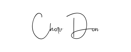Turn your name Chotu Don into a signature brand with Andilay-7BmLP styling. Download in standard PNG or transparent format anytime. Chotu Don signature style 4 images and pictures png