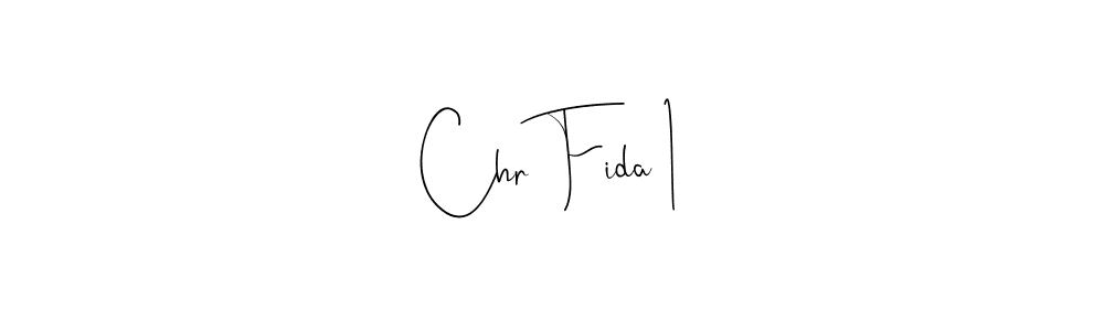 Here are the top 10 professional signature styles for the name Chr Fida 1. These are the best autograph styles you can use for your name. Chr Fida 1 signature style 4 images and pictures png