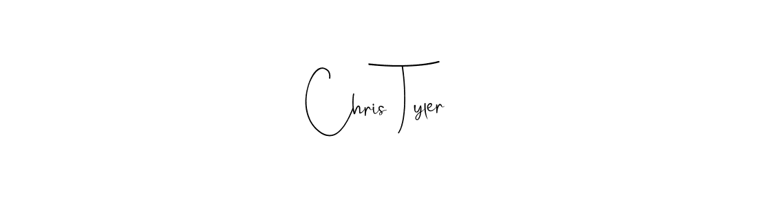 Make a beautiful signature design for name Chris Tyler. With this signature (Andilay-7BmLP) style, you can create a handwritten signature for free. Chris Tyler signature style 4 images and pictures png