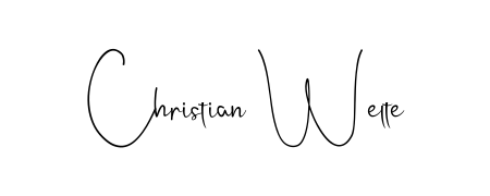 Design your own signature with our free online signature maker. With this signature software, you can create a handwritten (Andilay-7BmLP) signature for name Christian Welte. Christian Welte signature style 4 images and pictures png