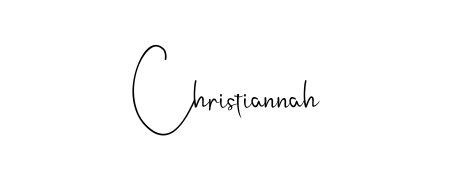 Personalize your online presence with Christiannah signature rendered in elegant Andilay-7BmLP font. Great for website footers and blogs. Christiannah signature style 4 images and pictures png