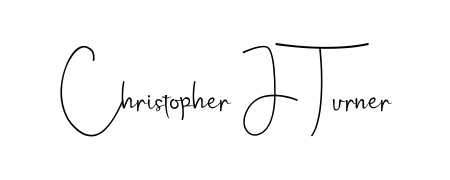 Create your official email sign-off with Christopher J Turner name in Andilay-7BmLP style. Crisp, clean, and perfectly legible across all screens. Christopher J Turner signature style 4 images and pictures png