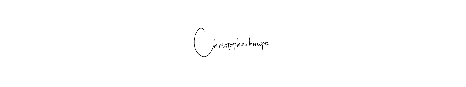 How to make Christopherknapp signature? Andilay-7BmLP is a professional autograph style. Create handwritten signature for Christopherknapp name. Christopherknapp signature style 4 images and pictures png