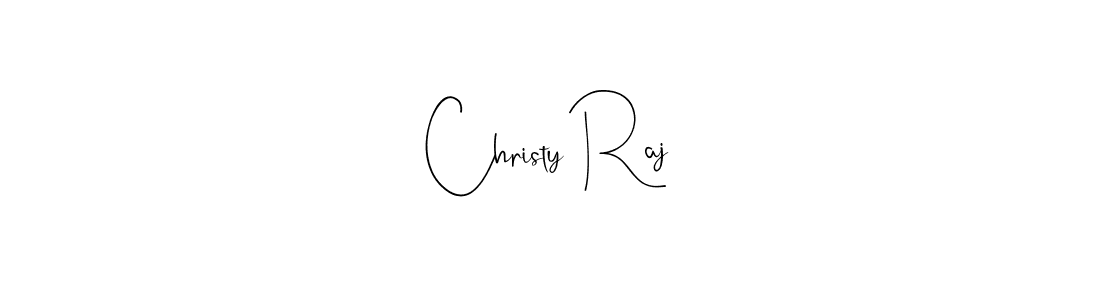 Create a beautiful signature design for name Christy Raj. With this signature (Andilay-7BmLP) fonts, you can make a handwritten signature for free. Christy Raj signature style 4 images and pictures png