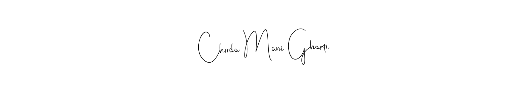 You can use this online signature creator to create a handwritten signature for the name Chuda Mani Gharti. This is the best online autograph maker. Chuda Mani Gharti signature style 4 images and pictures png