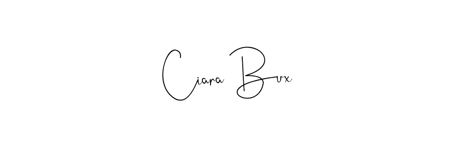 The best way (Andilay-7BmLP) to make a short signature is to pick only two or three words in your name. The name Ciara Bux include a total of six letters. For converting this name. Ciara Bux signature style 4 images and pictures png