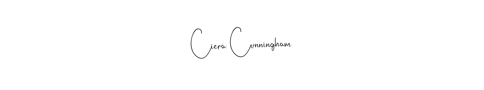 Design your own signature with our free online signature maker. With this signature software, you can create a handwritten (Andilay-7BmLP) signature for name Ciera Cunningham. Ciera Cunningham signature style 4 images and pictures png