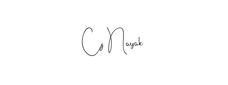 Cj Nayak stylish signature style. Best Handwritten Sign (Andilay-7BmLP) for my name. Handwritten Signature Collection Ideas for my name Cj Nayak. Cj Nayak signature style 4 images and pictures png