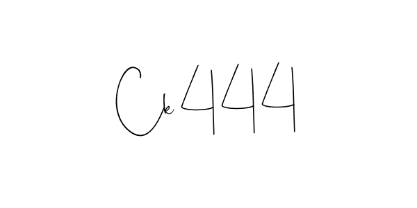 How to make Ck 444 name signature. Use Andilay-7BmLP style for creating short signs online. This is the latest handwritten sign. Ck 444 signature style 4 images and pictures png