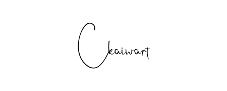 The Andilay-7BmLP typeface gives name Ckaiwart a refined look. Suitable for certificates, diplomas, and official verification. Ckaiwart signature style 4 images and pictures png